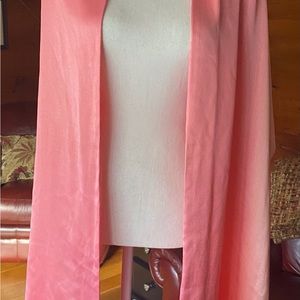 Echo Pink Satin Shawl